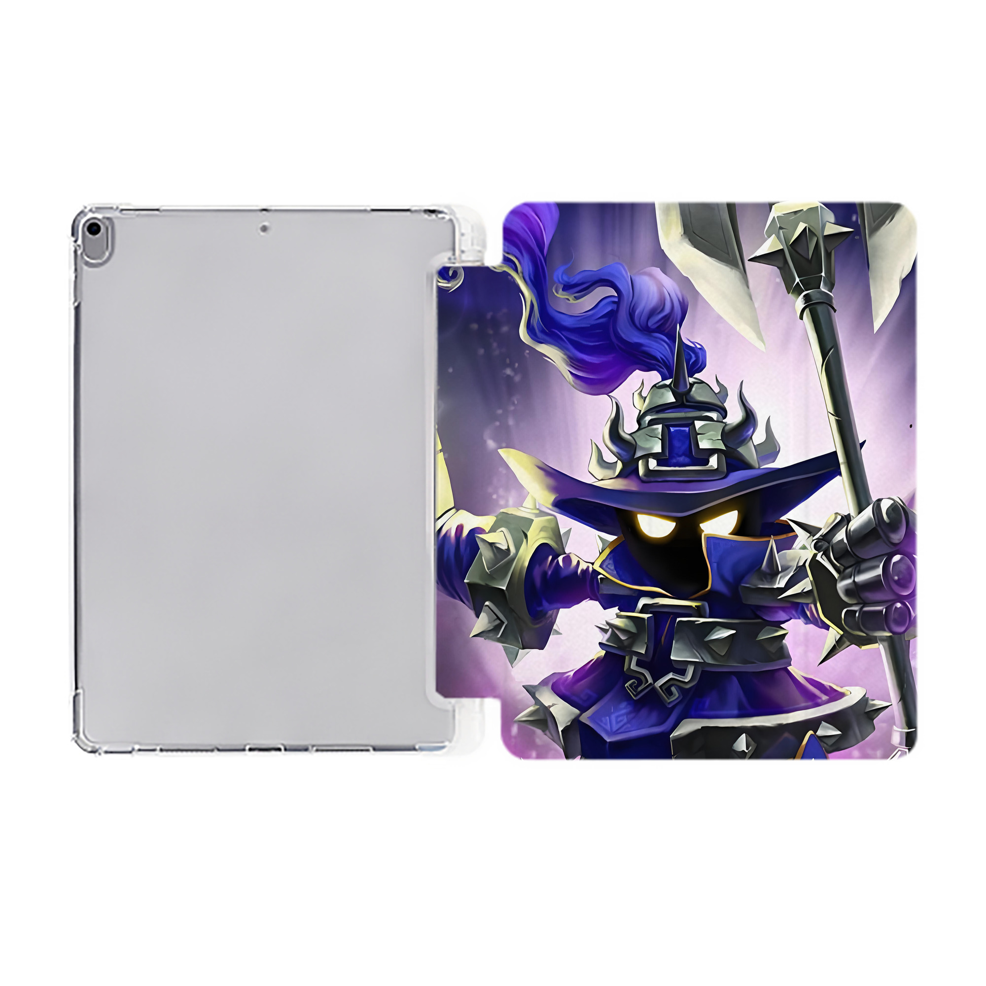 （画像用） リーグ・オブ・レジェンド League of Legends LOL IPad ケース ペン収納付き 三つ折りスタンド PUレザー×シリコン 対応機種9.5/10.5/10.9インチ
